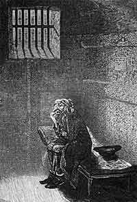 Fagin in the condemned cell - Phiz