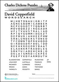 David Copperfield Wordsearch