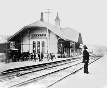 Newton Massachusetts Railway Station 1840s