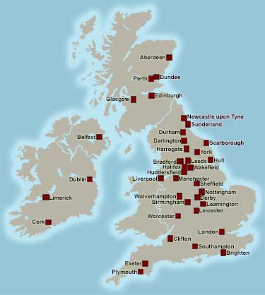 Dickens 1858 Reading Tour of Britain